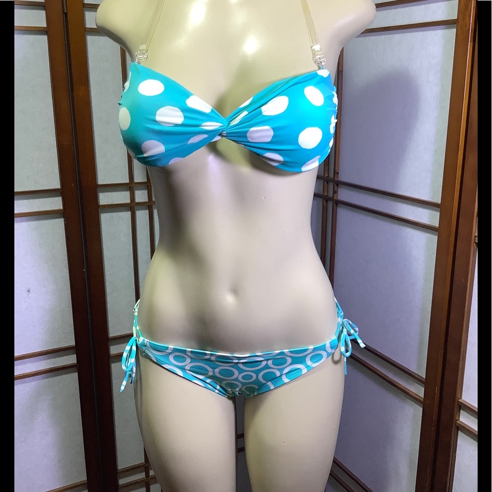 Victoria’s Secret Polka Dot Bikini Top S Bottom M